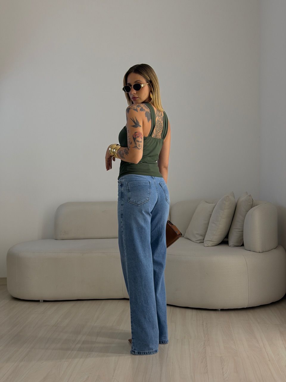 BLUSA SOFIA METAL VERDE