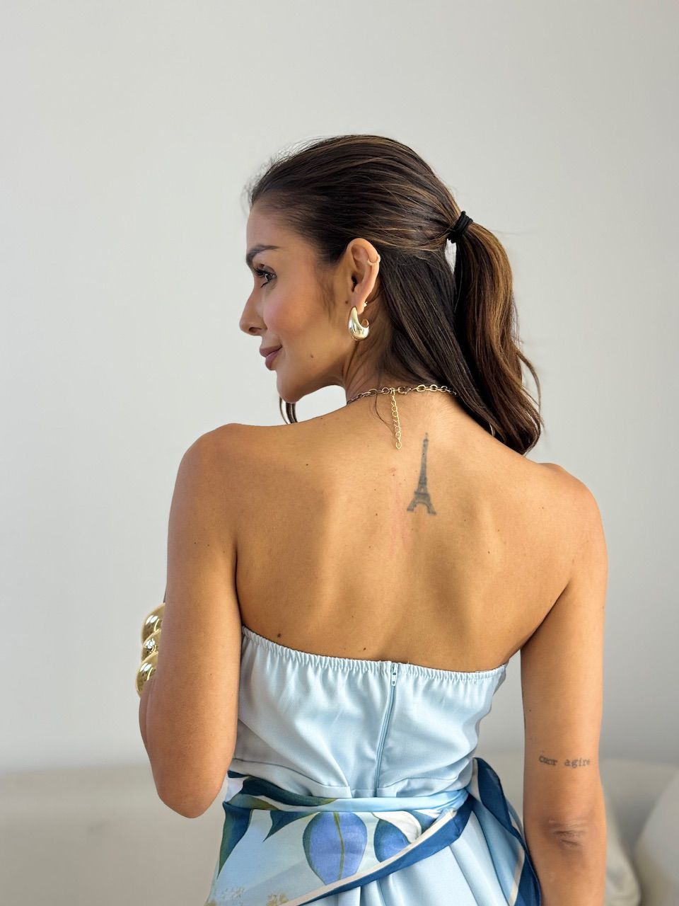 VESTIDO DÉBORA TOMARA QUE CAIA AZUL