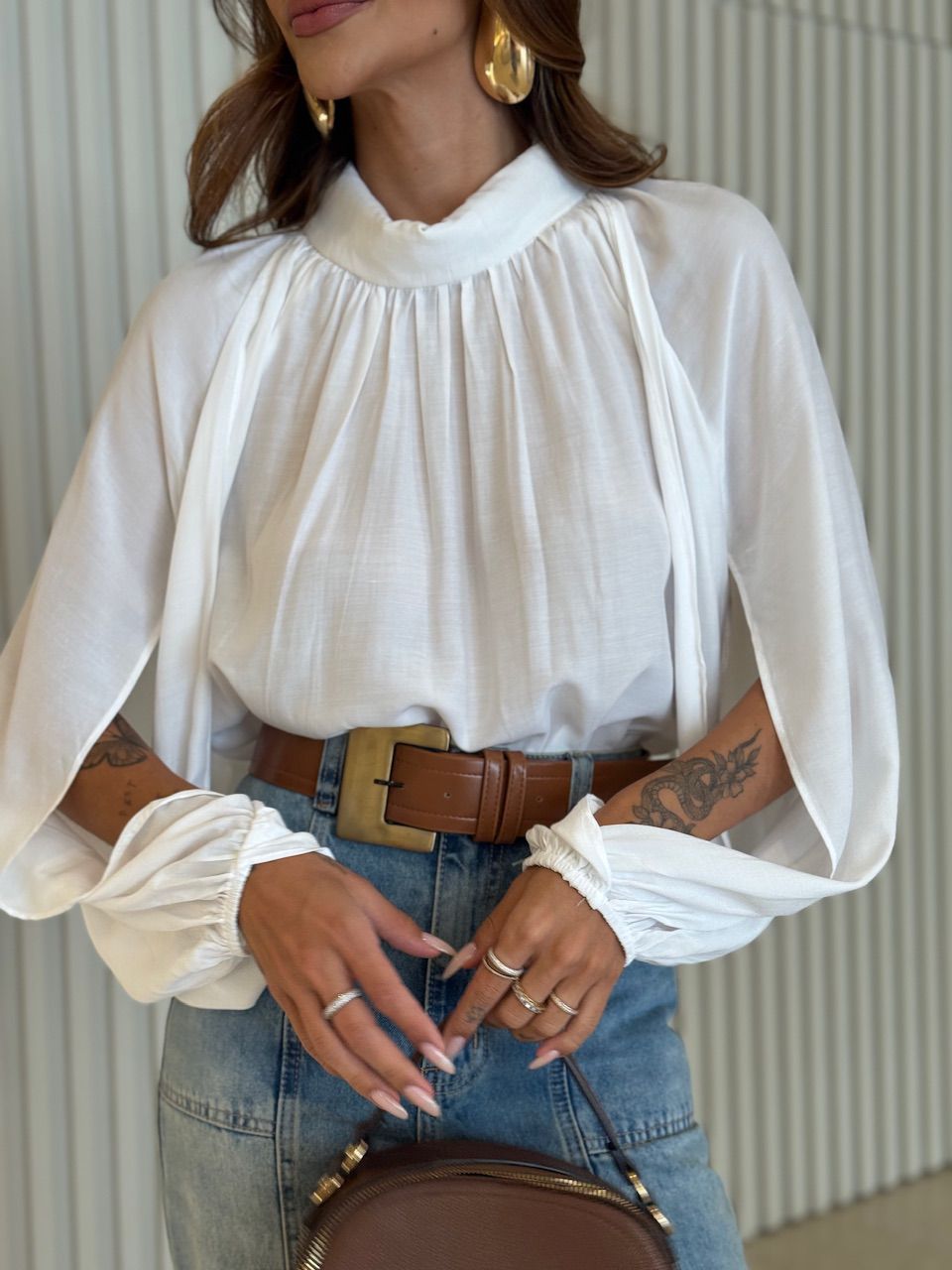 BLUSA PALOMA MANGA LONGA OFF