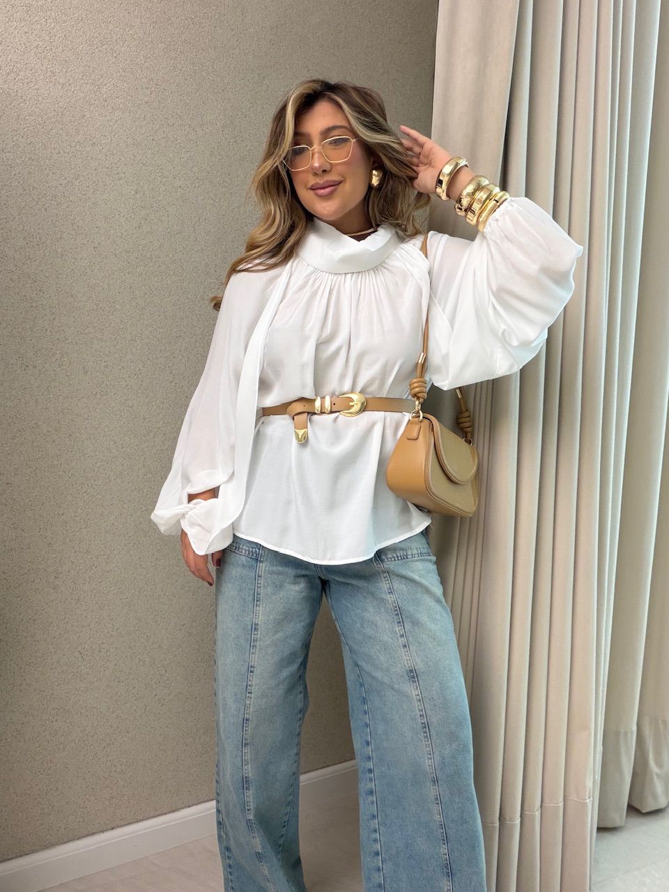 BLUSA PALOMA MANGA LONGA OFF