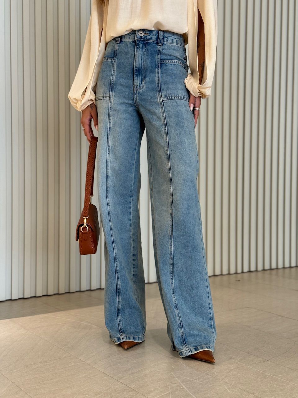 CALÇA FABIOLA RETA JEANS