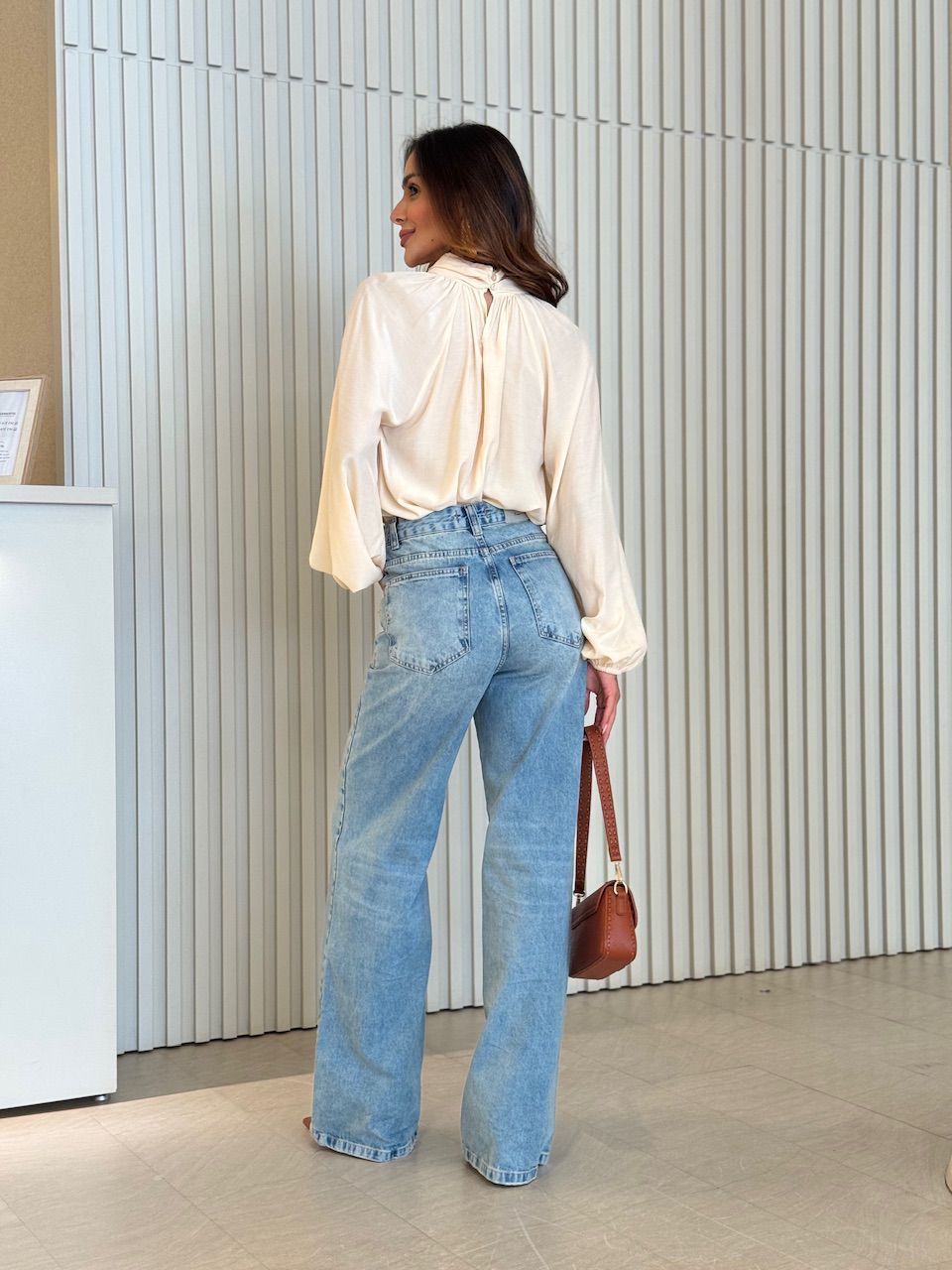 CALÇA FABIOLA RETA JEANS
