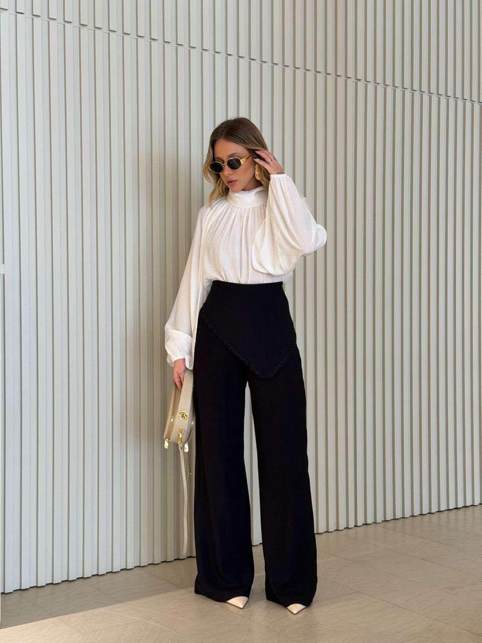 CALÇA NÁDIA LENÇO PRETA