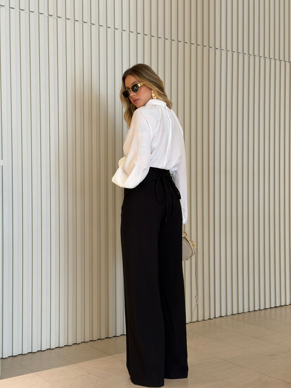 CALÇA NÁDIA LENÇO PRETA