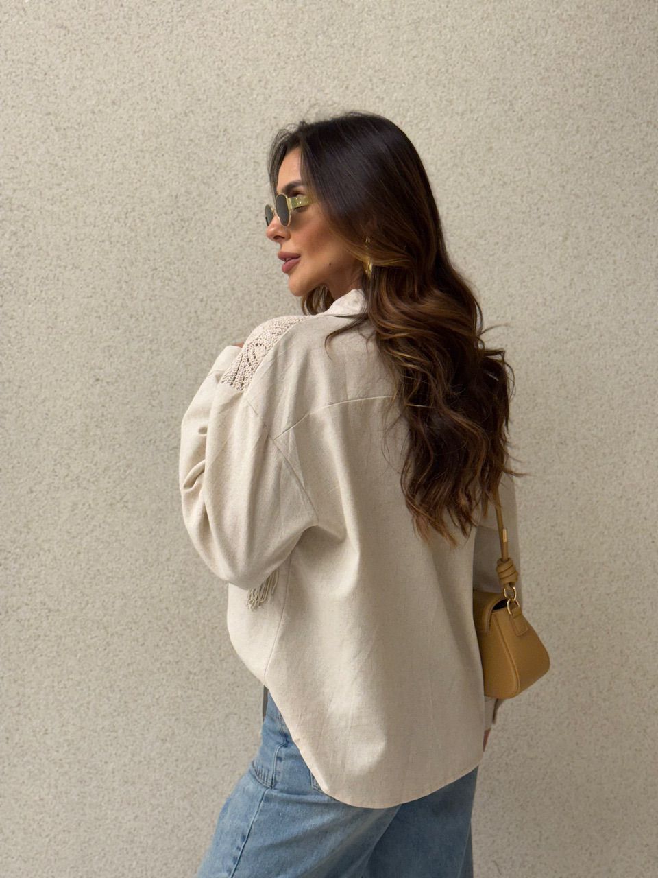 CAMISA PATRÍCIA FRANJAS CRU