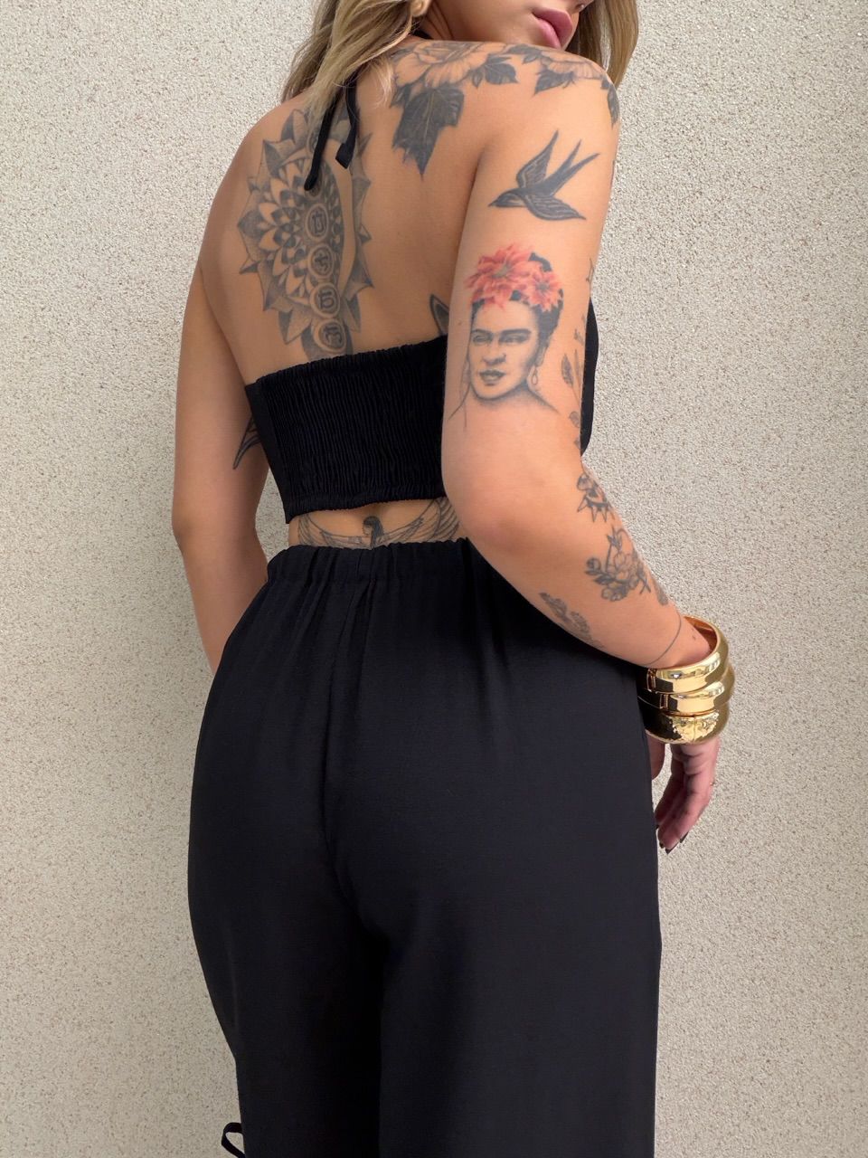 CONJUNTO SABRINA CROPPED PRETO