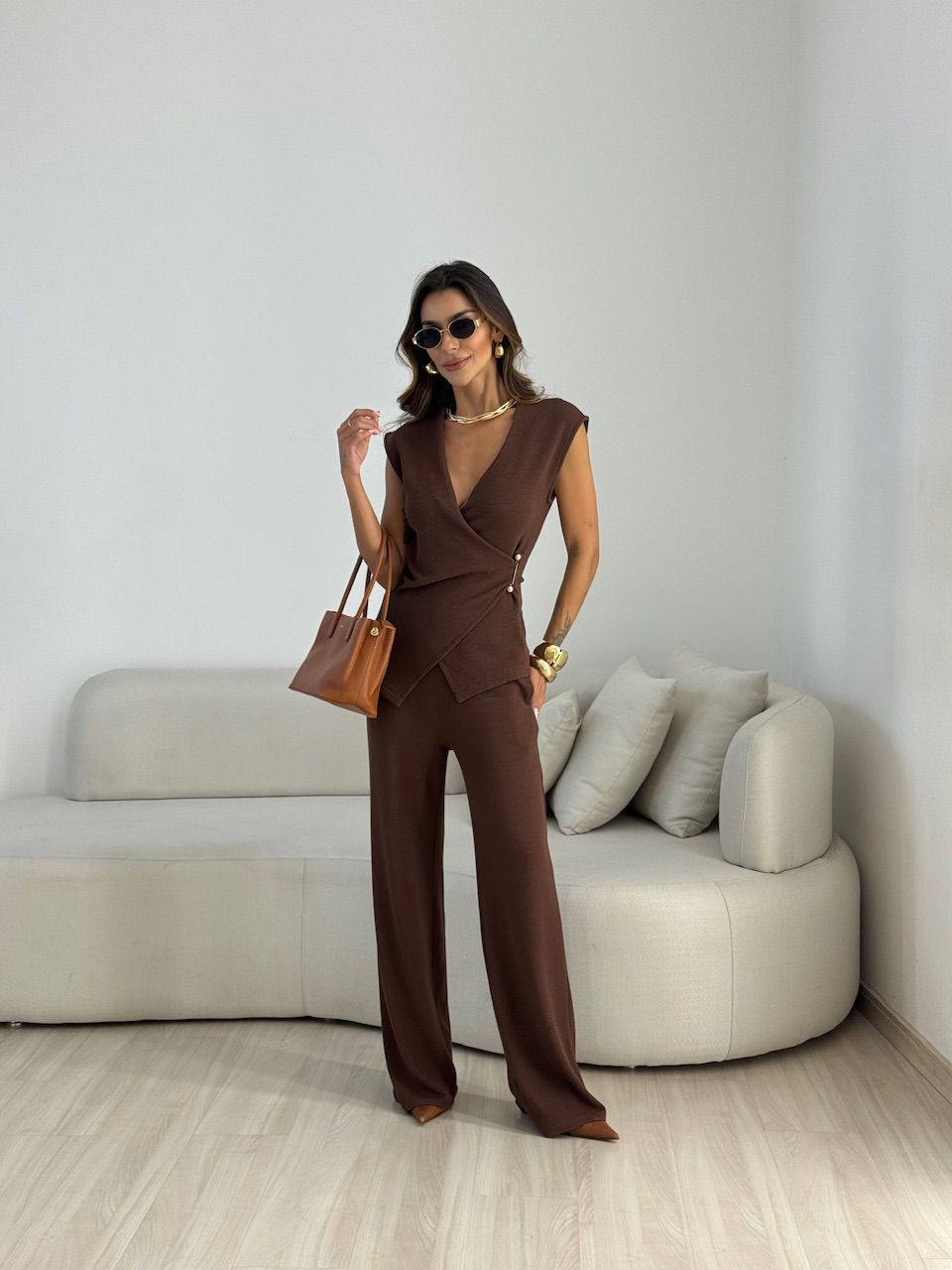 CONJUNTO SUZANA METAL CAFÉ - 0074710160 - CAROLLA FERRARO