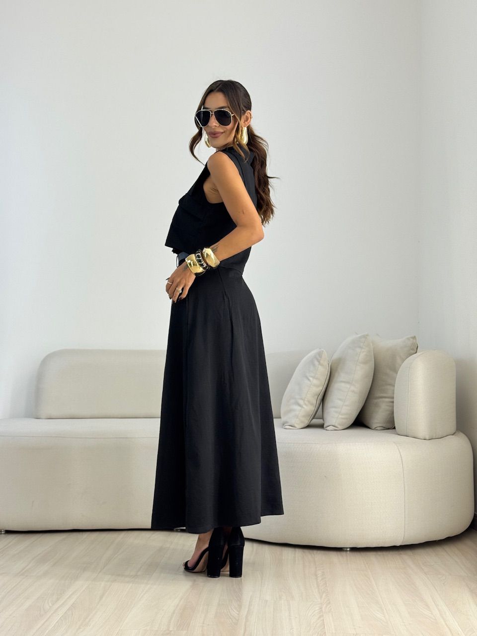 CONJUNTO FABIANA SAIA LONGA PRETO