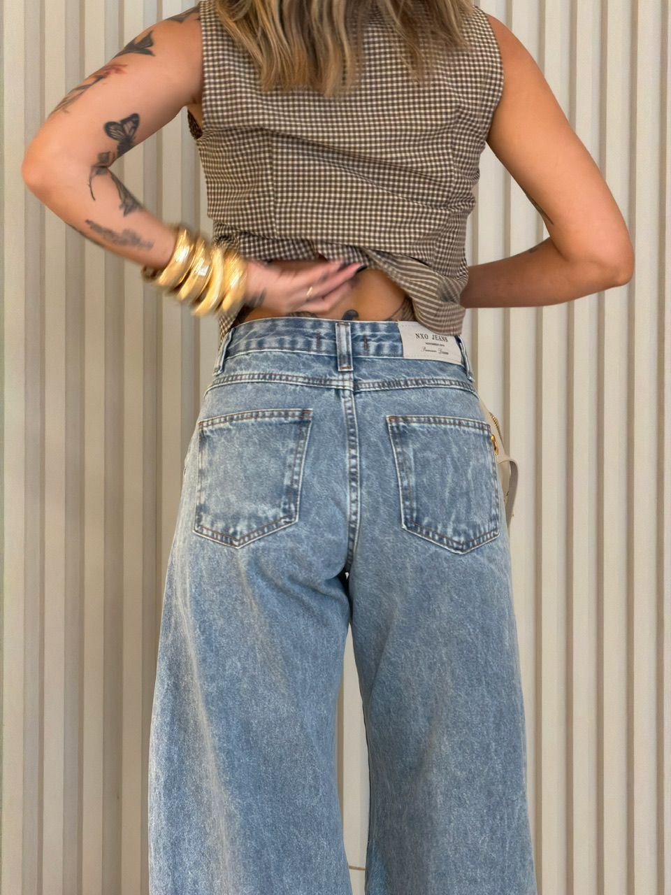 CALÇA MABEL WIDE JEANS