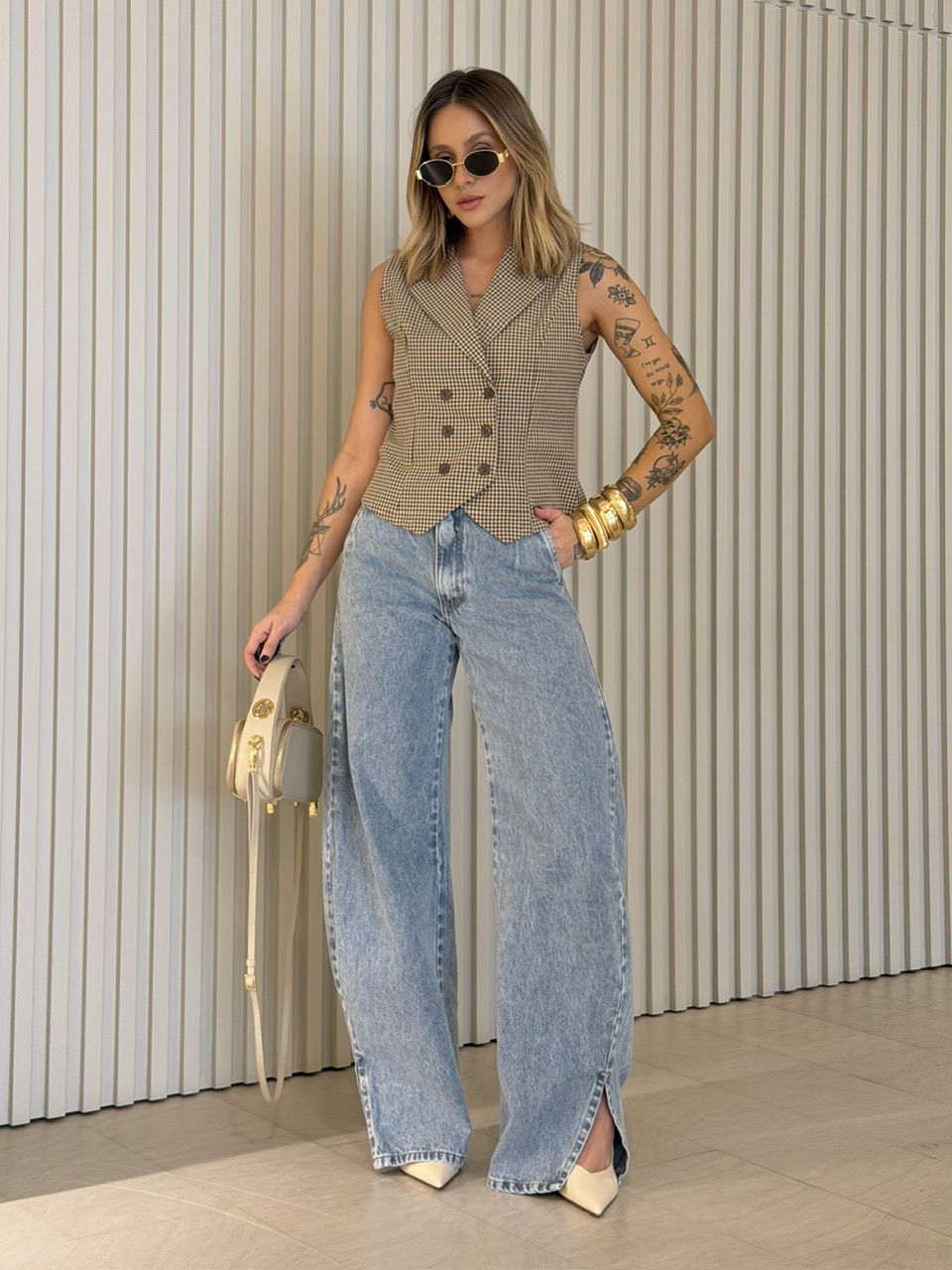 CALÇA MABEL WIDE JEANS