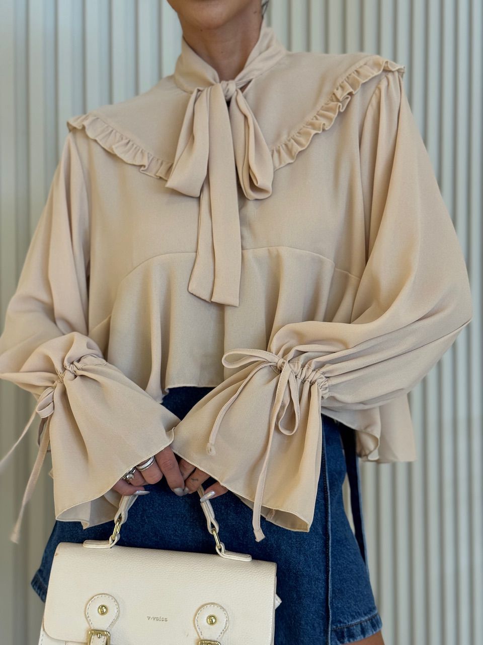 BATA CELINA AMARRAÇÃO AREIA