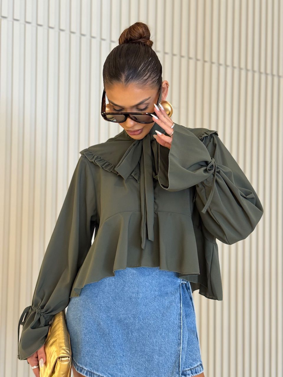 BATA CELINA AMARRAÇÃO VERDE