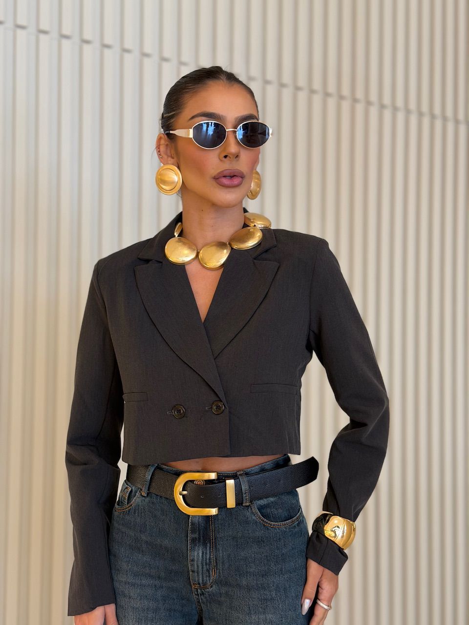 BLAZER ANGELINA CROPPED CHUMBO