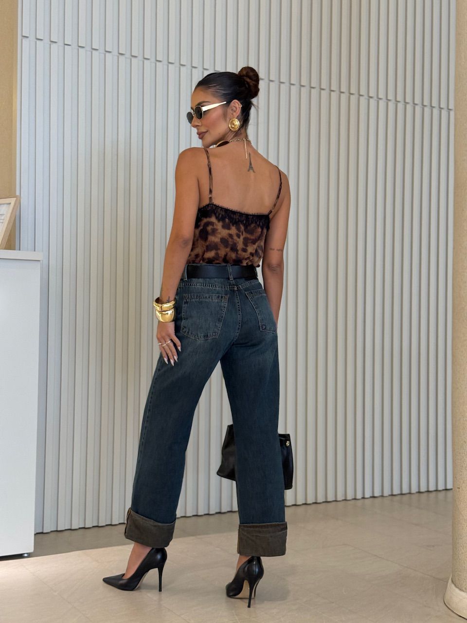 BLUSA LAVÍNIA TULE ANIMAL PRINT