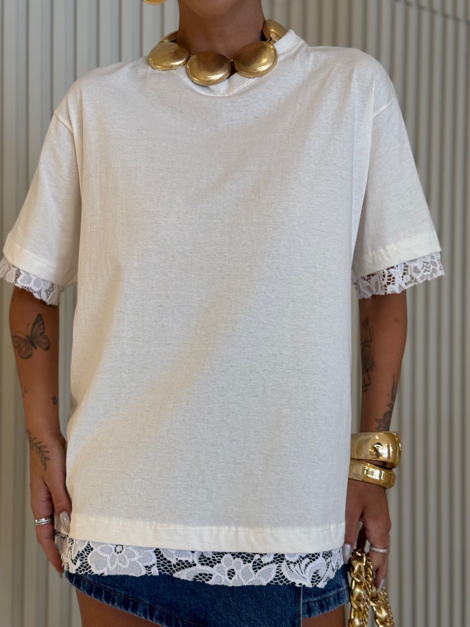 CAMISETA EDNA RENDA OFF