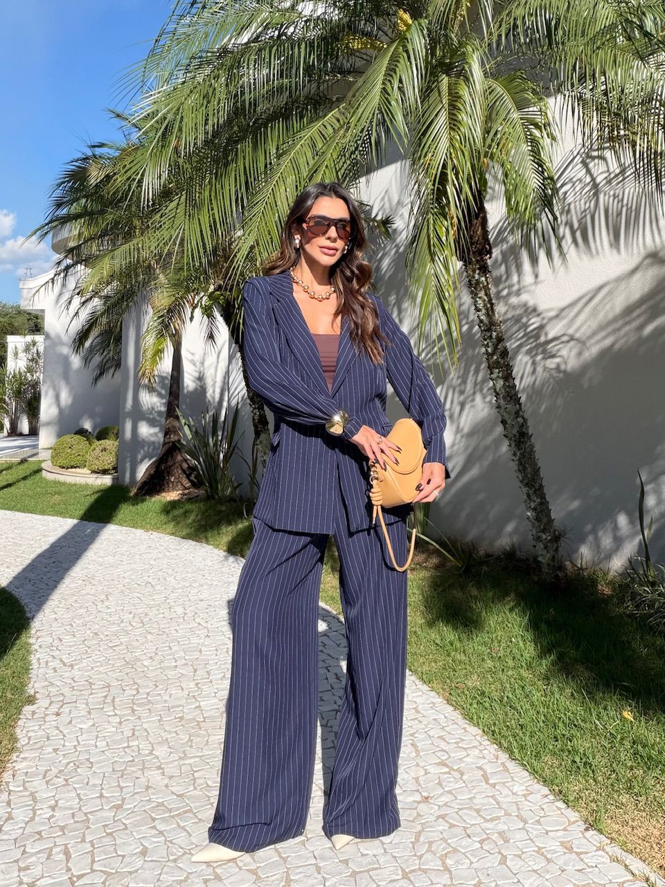 CONJUNTO NOEMI RISCA DE GIZ MARINHO