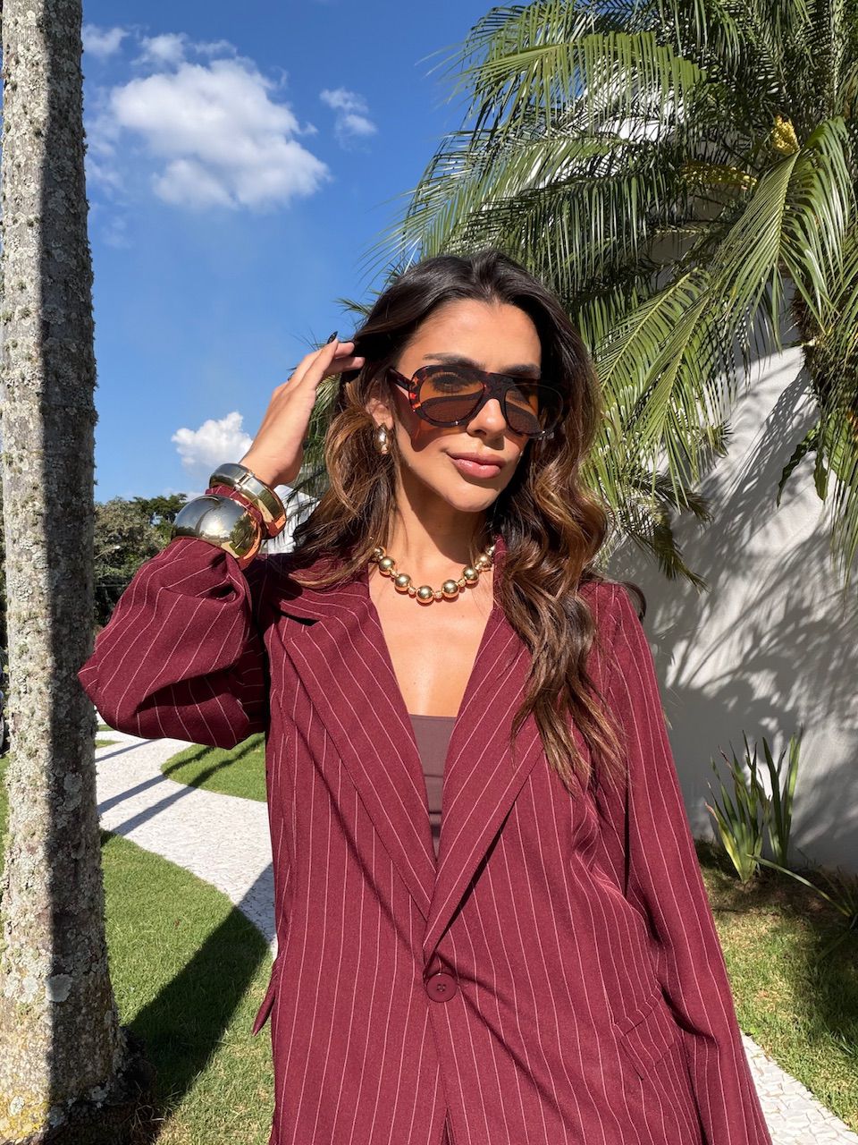 CONJUNTO NOEMI RISCA DE GIZ VINHO