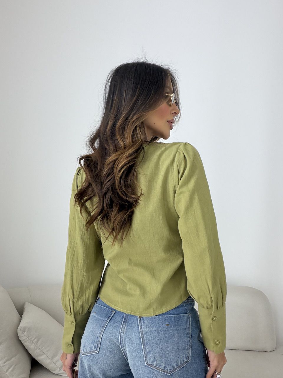 BATA JADE BORDADA VERDE