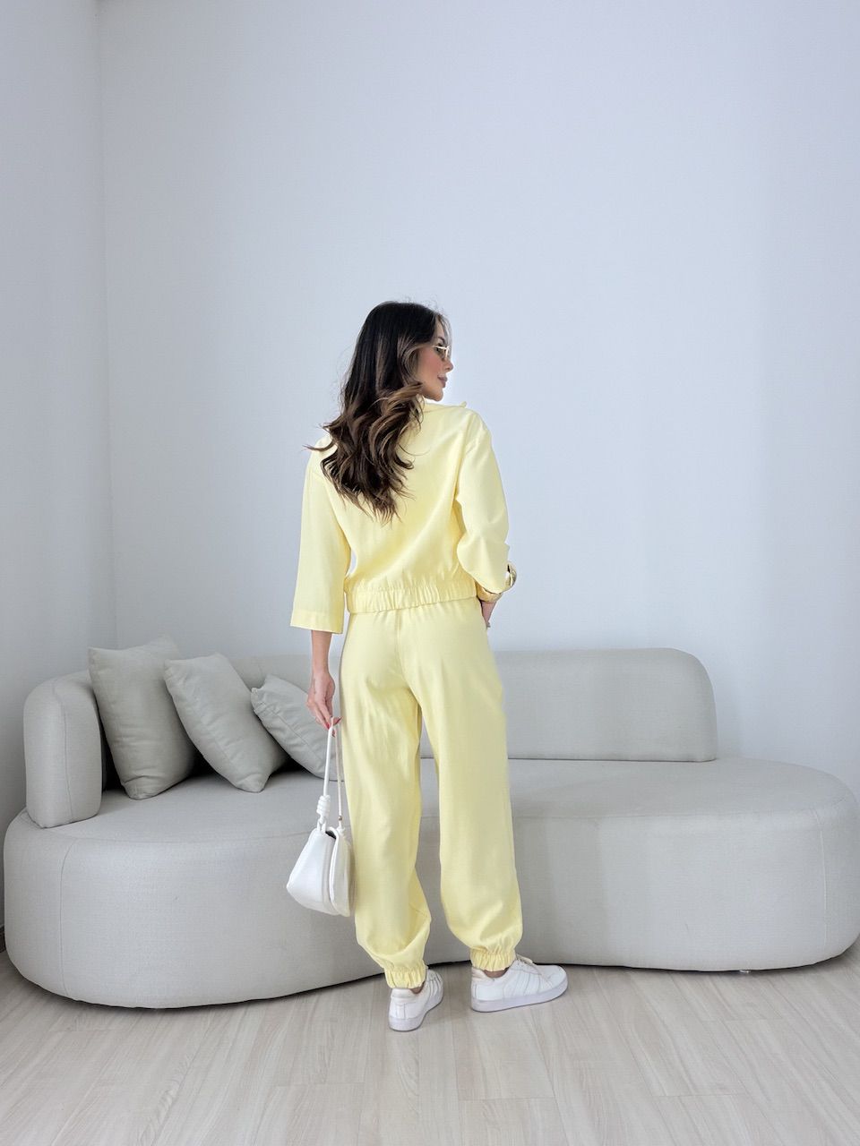 CONJUNTO LUNA CALÇA AMARELO