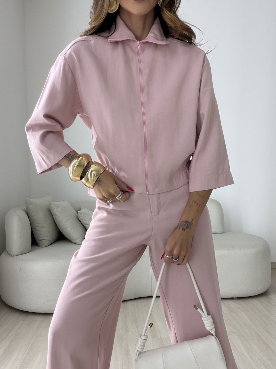 CONJUNTO LUNA CALÇA ROSA