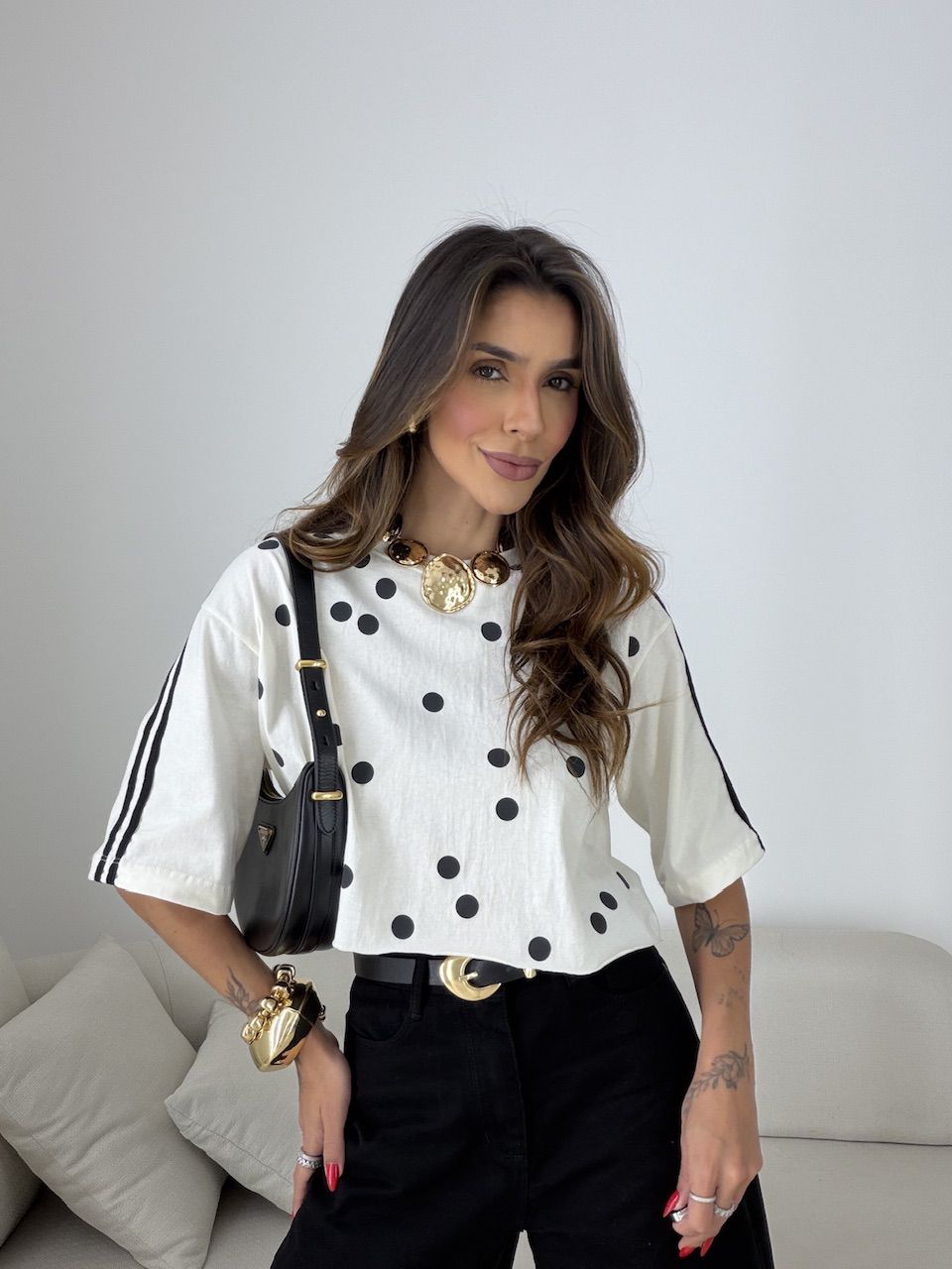 CROPPED NANDA POÁ OFF - 0079750326 - CAROLLA FERRARO