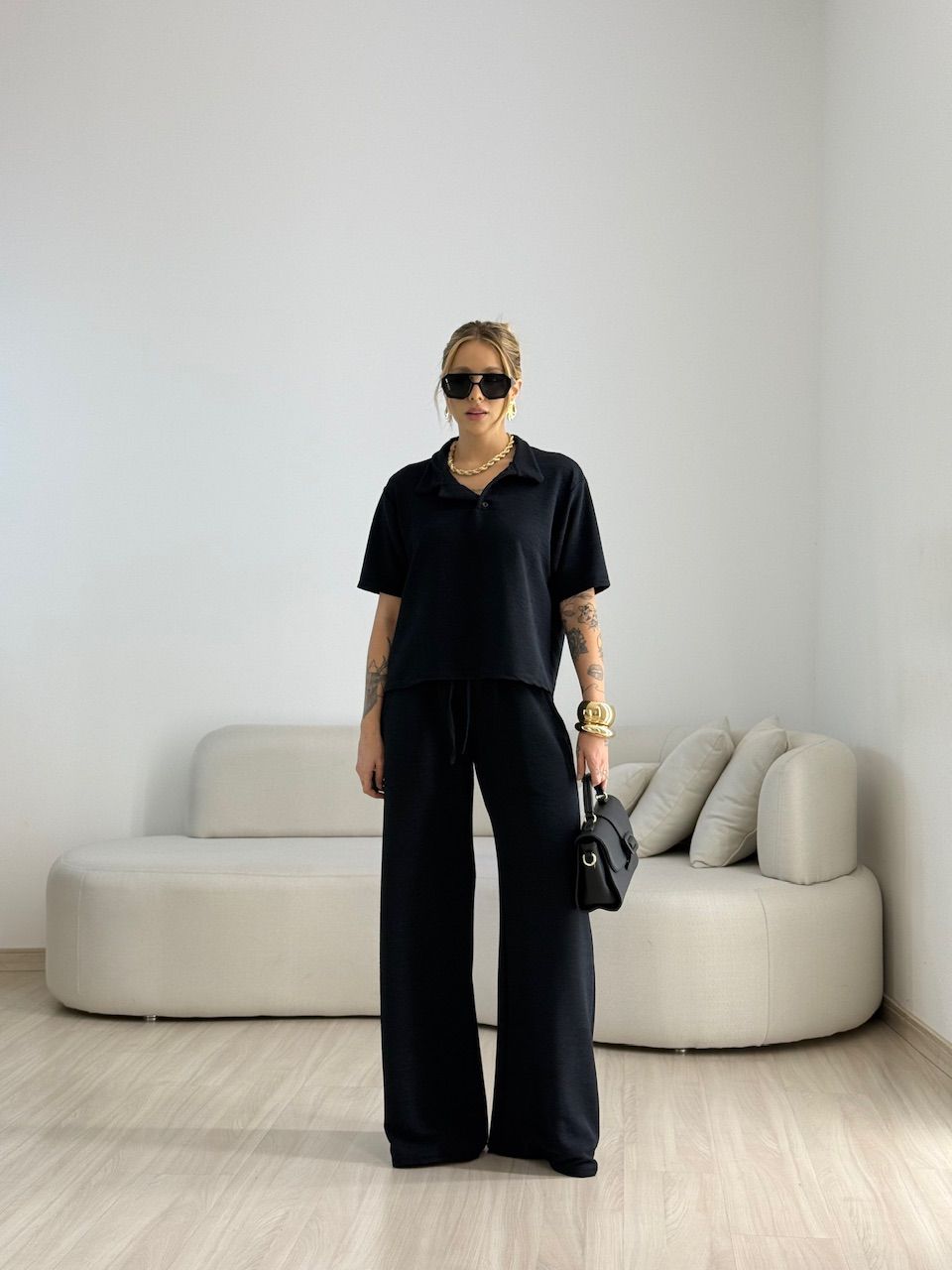 CONJUNTO BRIGITTE CANELADO PRETO