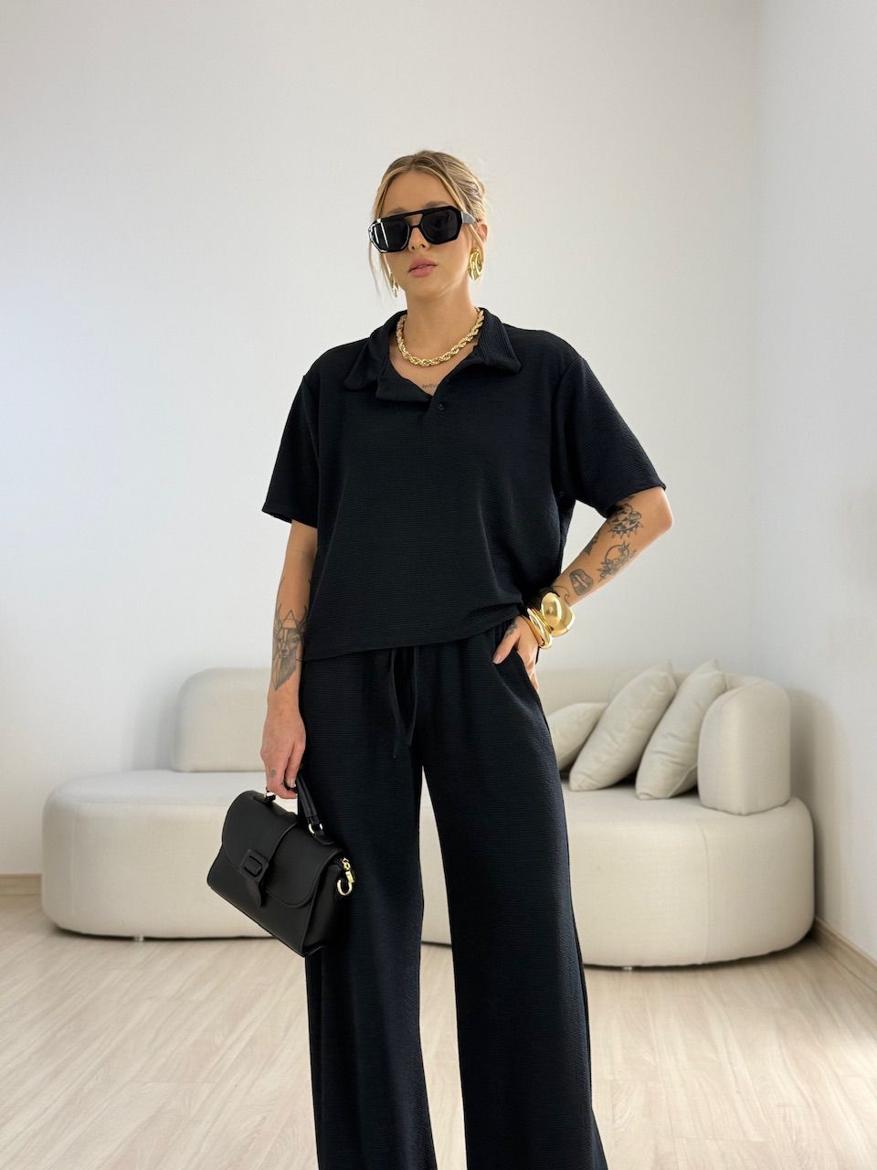 CONJUNTO BRIGITTE CANELADO PRETO