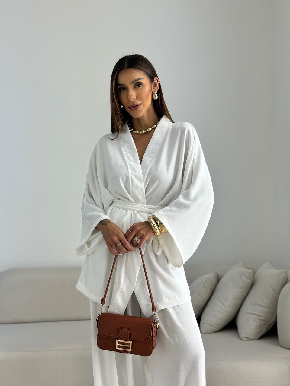 KIMONO BRUNA CF FAIXA OFF