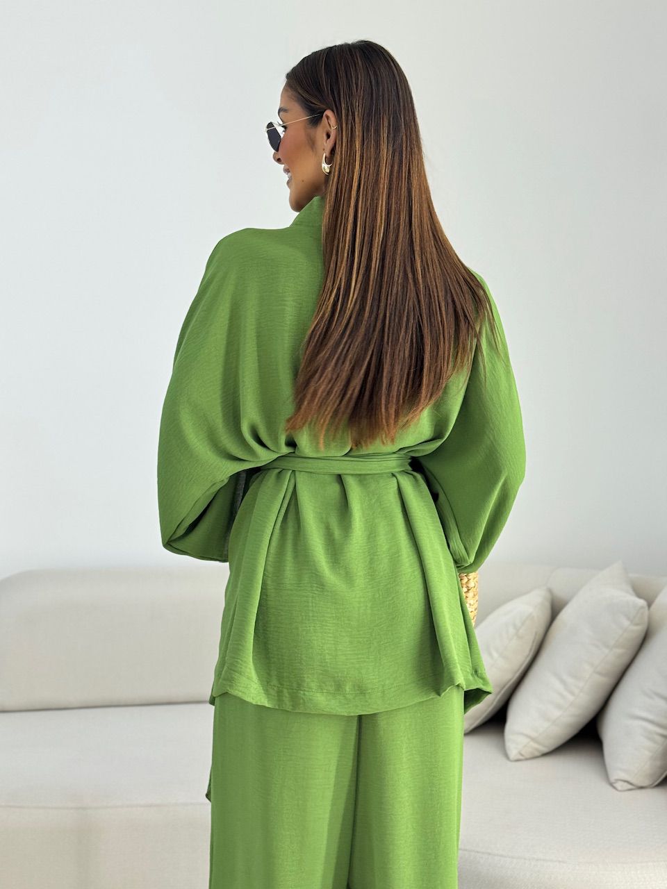 KIMONO BRUNA CF FAIXA VERDE