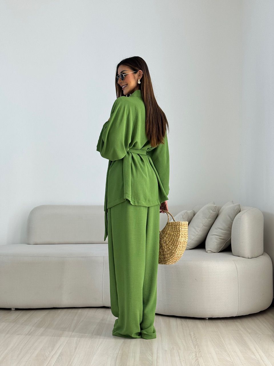 KIMONO BRUNA CF FAIXA VERDE