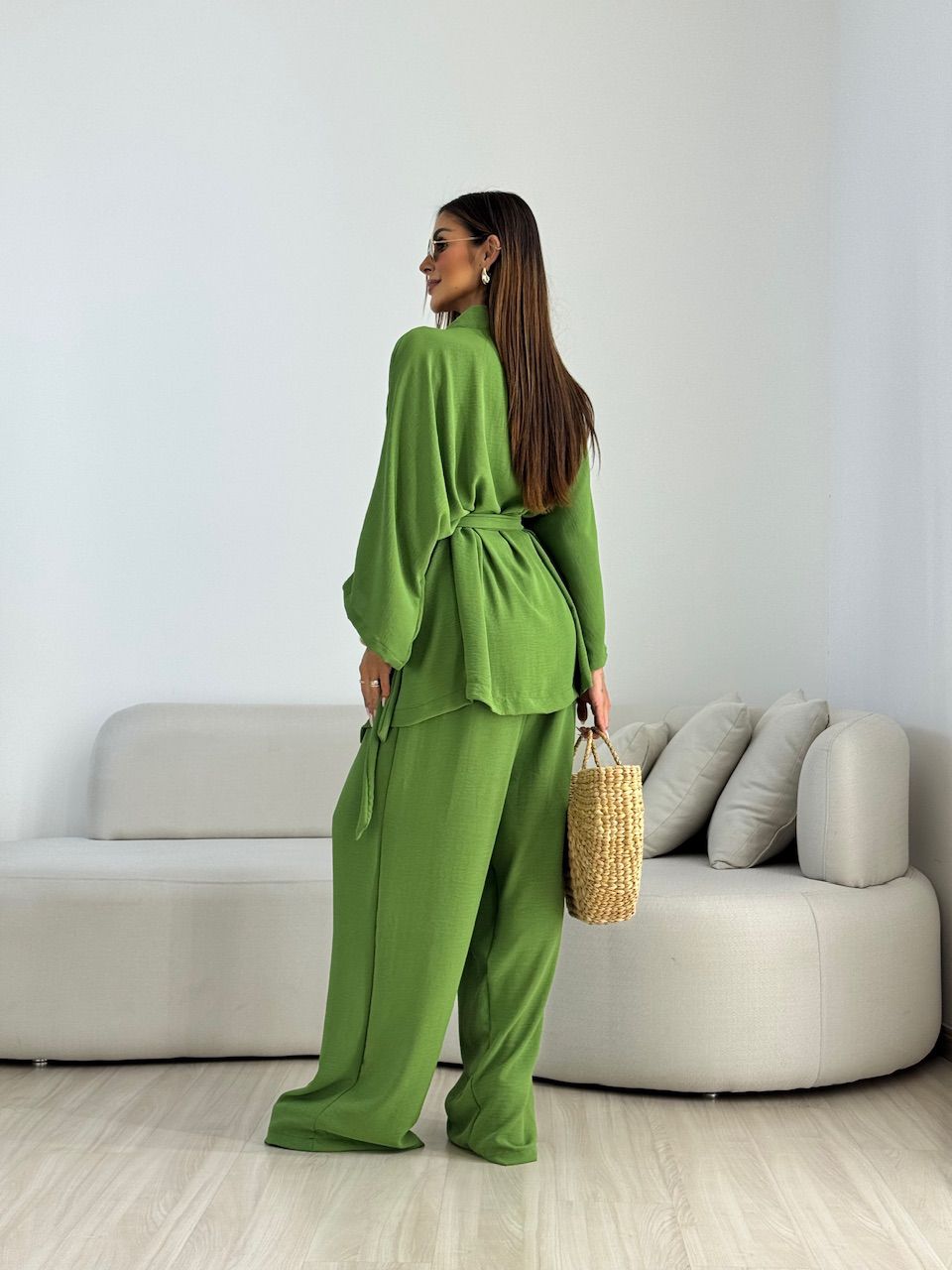 KIMONO BRUNA CF FAIXA VERDE