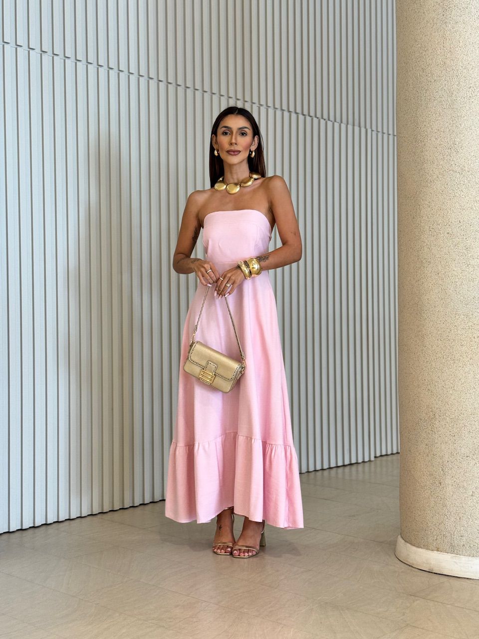 VESTIDO TATI TOMARA QUE CAIA ROSA