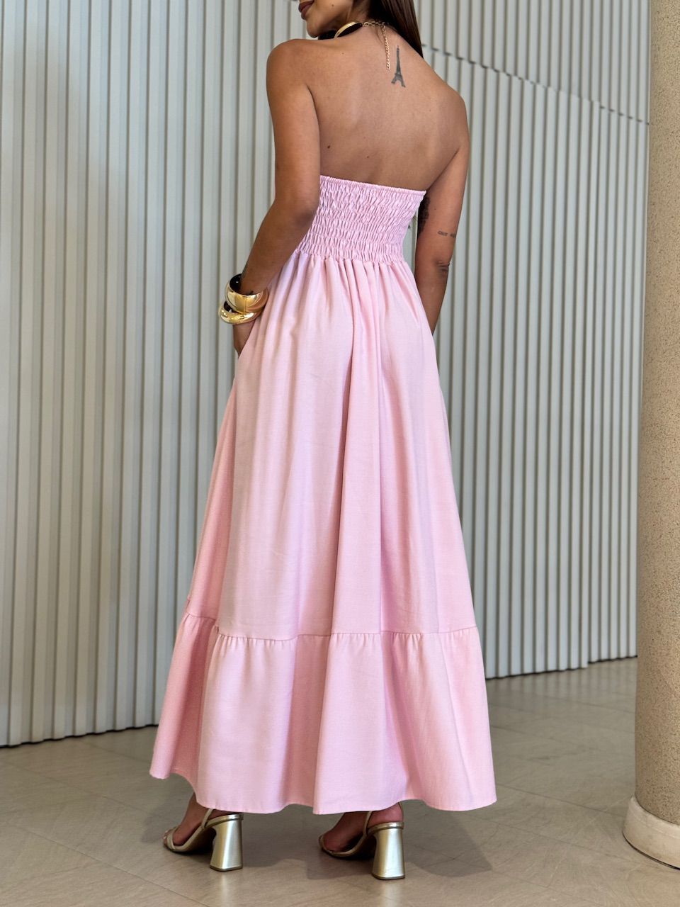 VESTIDO TATI TOMARA QUE CAIA ROSA
