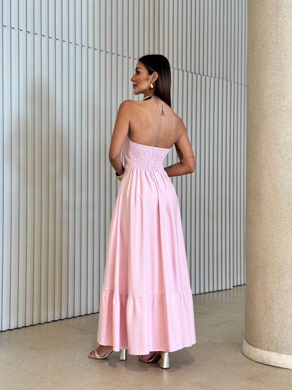 VESTIDO TATI TOMARA QUE CAIA ROSA