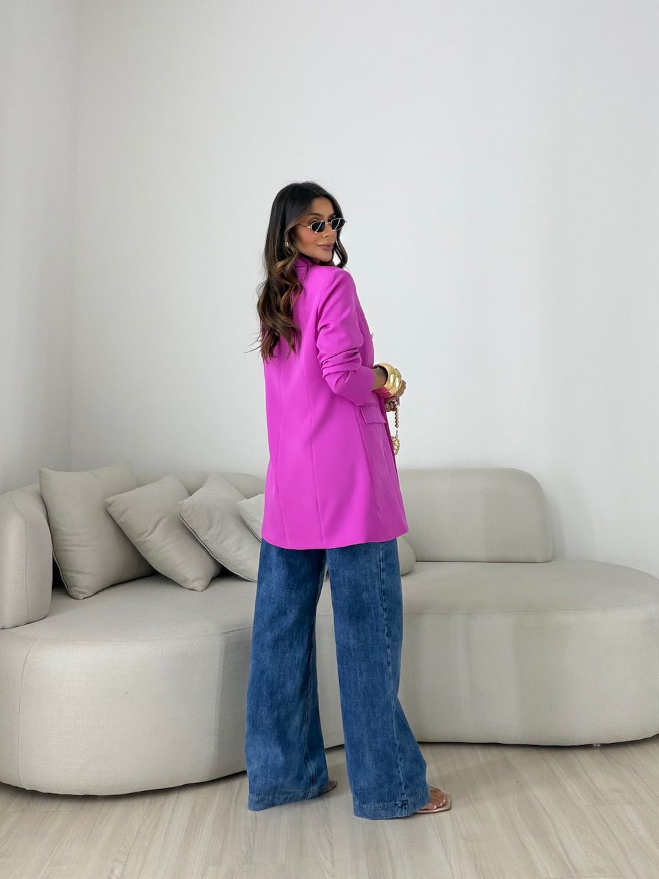BLAZER CAROLINA FORRADO PINK