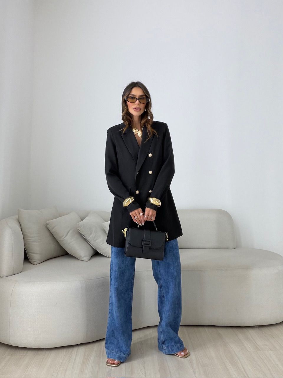 BLAZER CAROLINA FORRADO PRETO