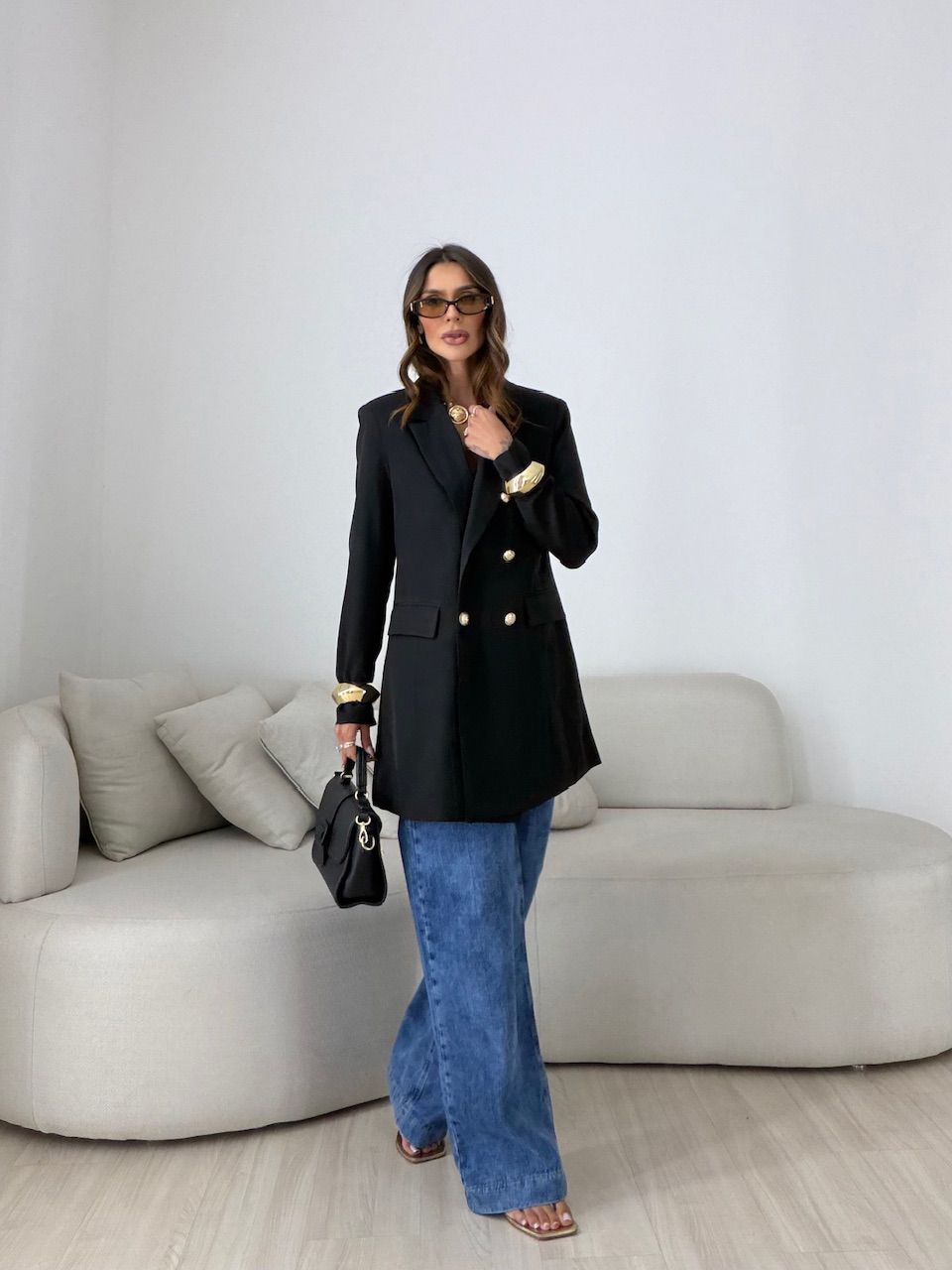 BLAZER CAROLINA FORRADO PRETO