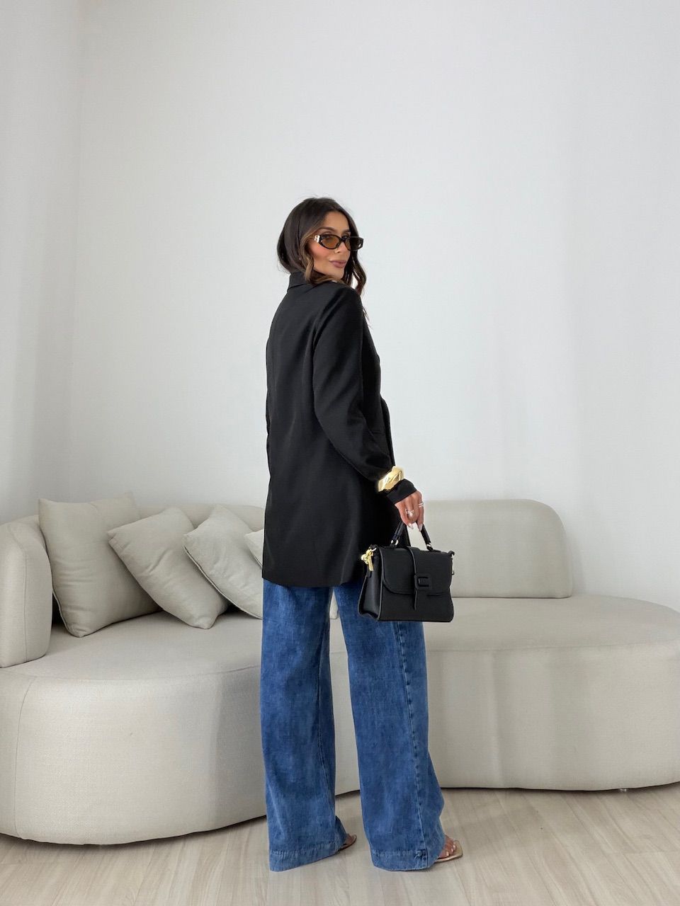BLAZER CAROLINA FORRADO PRETO