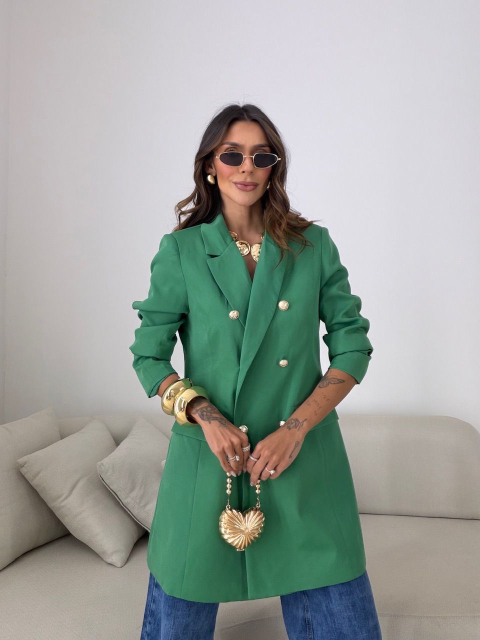 BLAZER CAROLINA FORRADO VERDE