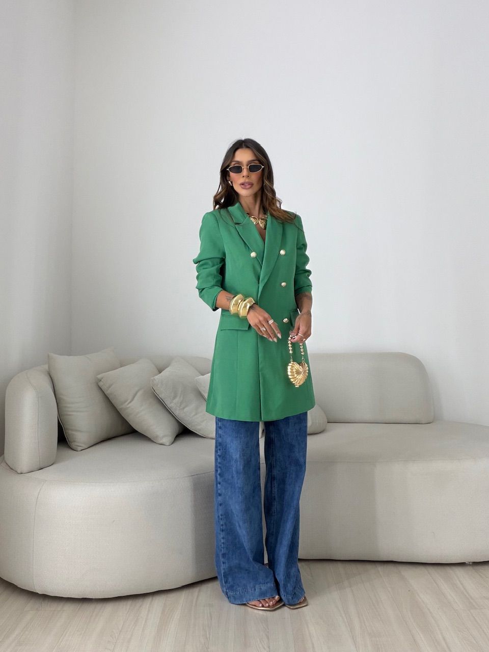 BLAZER CAROLINA FORRADO VERDE