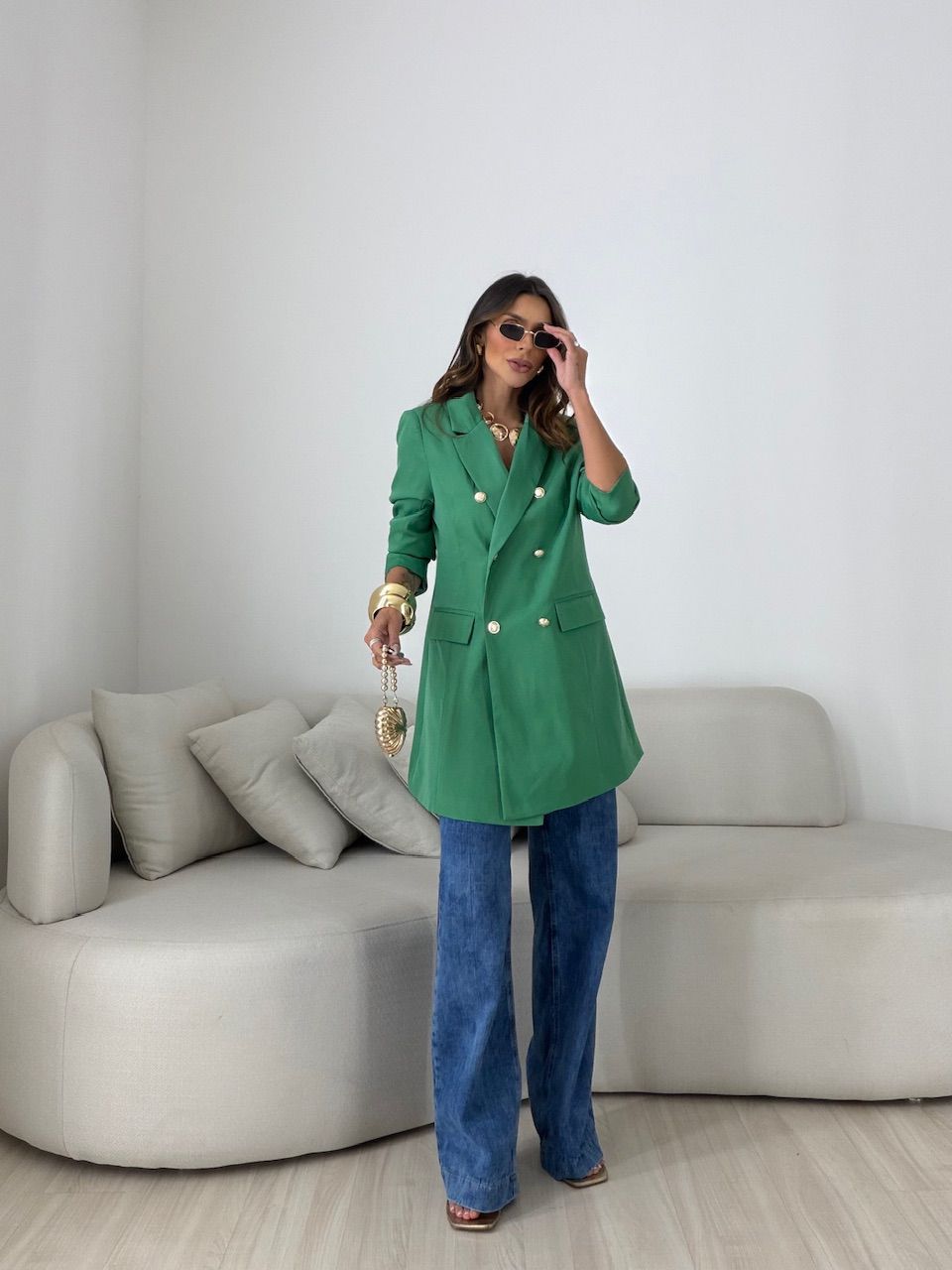 BLAZER CAROLINA FORRADO VERDE