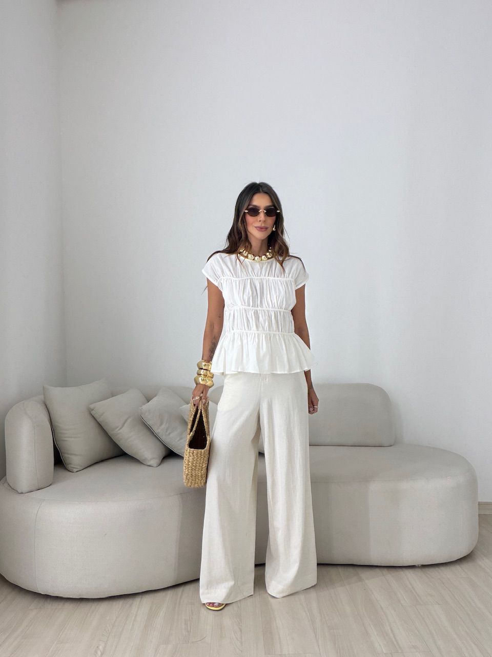 BLUSA MANUELA FRANZIDA OFF
