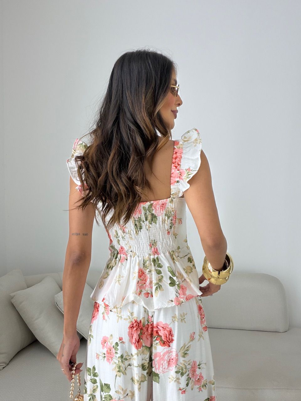CONJUNTO MOANA FLORAL OFF