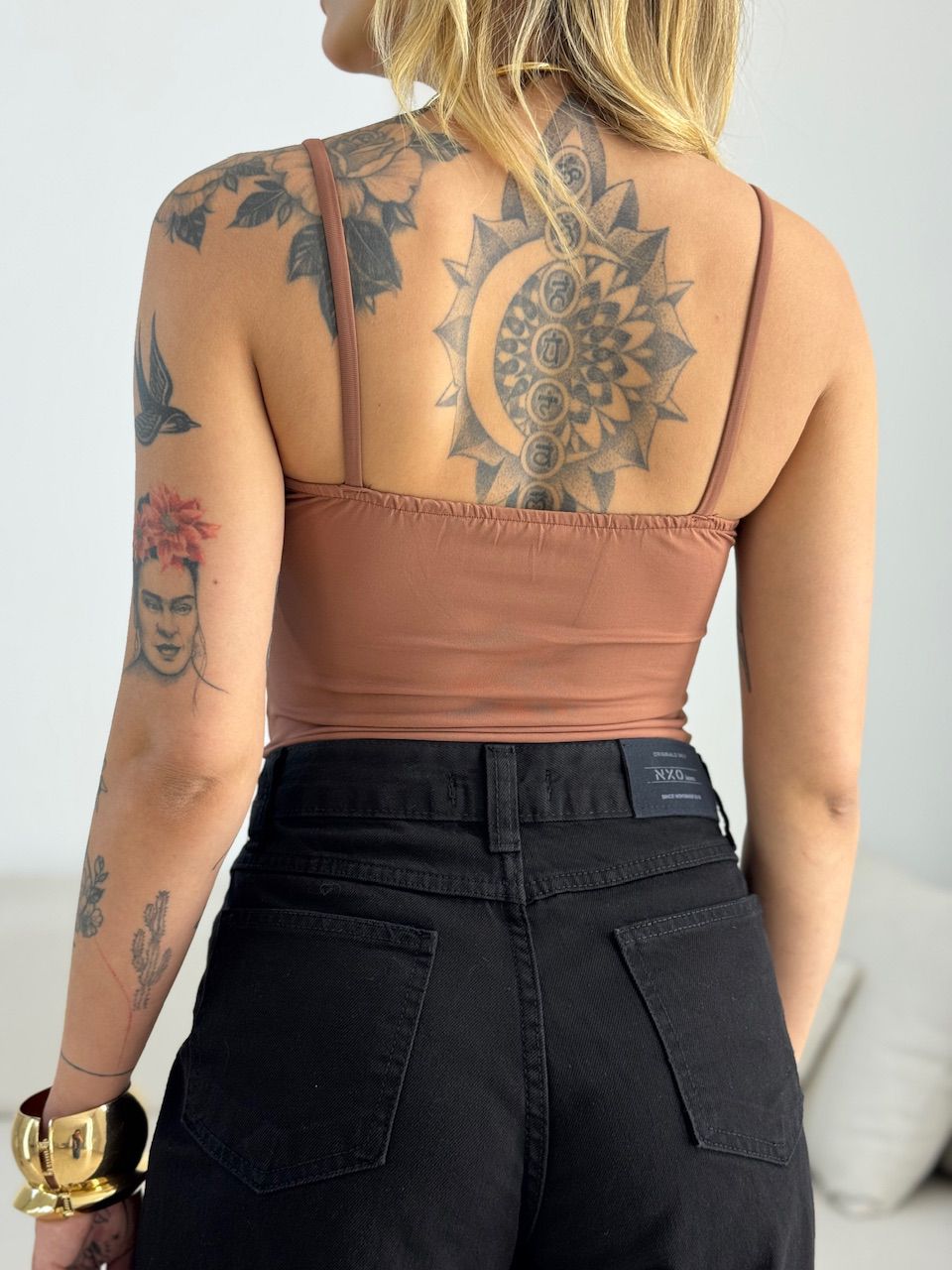 BODY FERNANDA ALCINHA METAL CAPUCCINO 