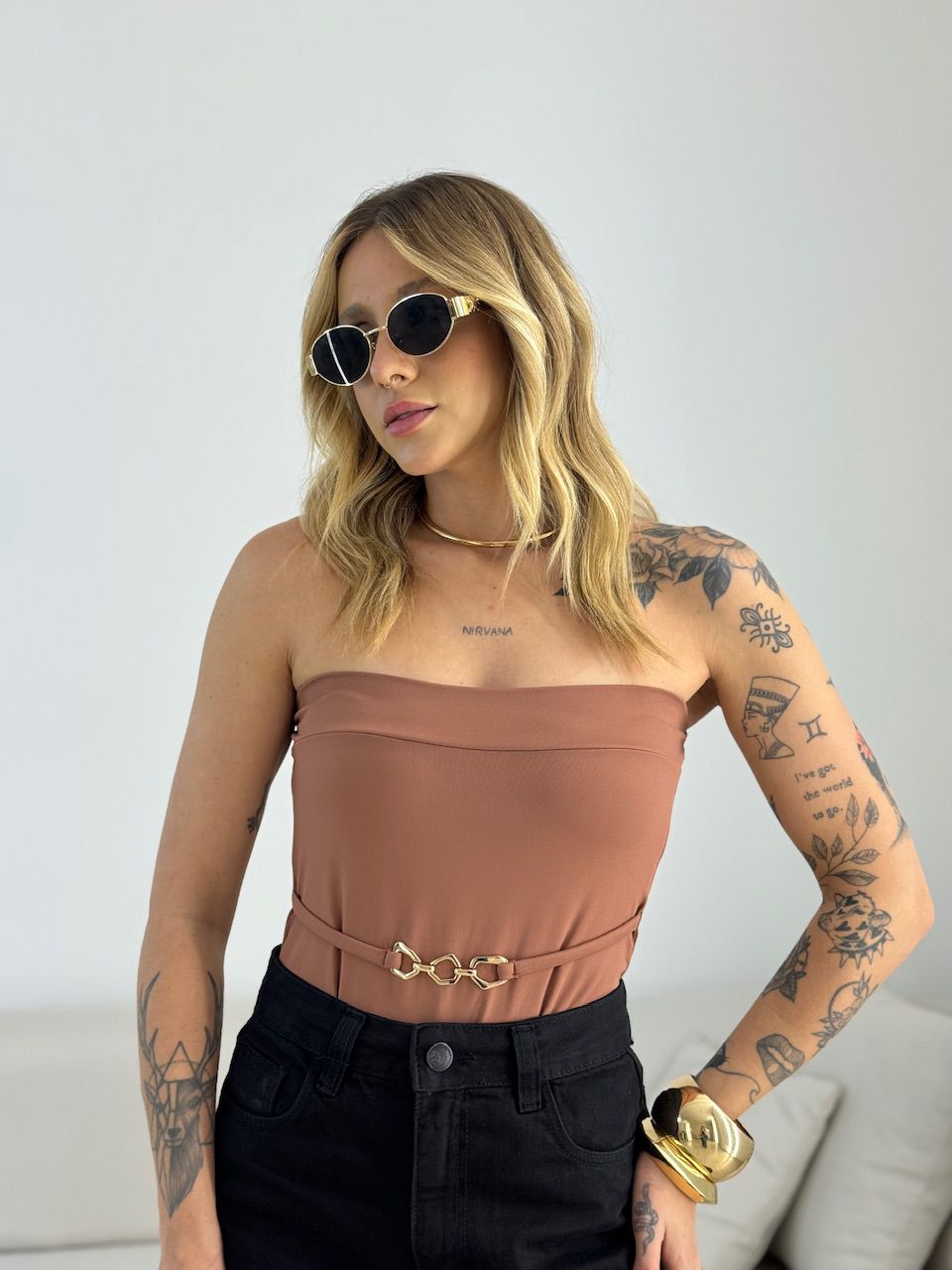 BODY KAREN TOMARA QUE CAIA CAPUCCINO 