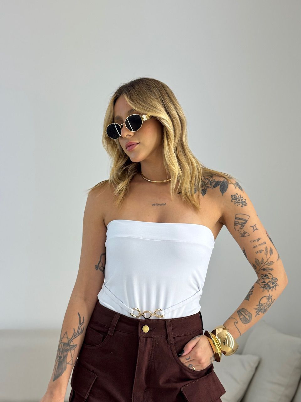 BODY KAREN TOMARA QUE CAIA OFF - 0071260048 - CAROLLA FERRARO