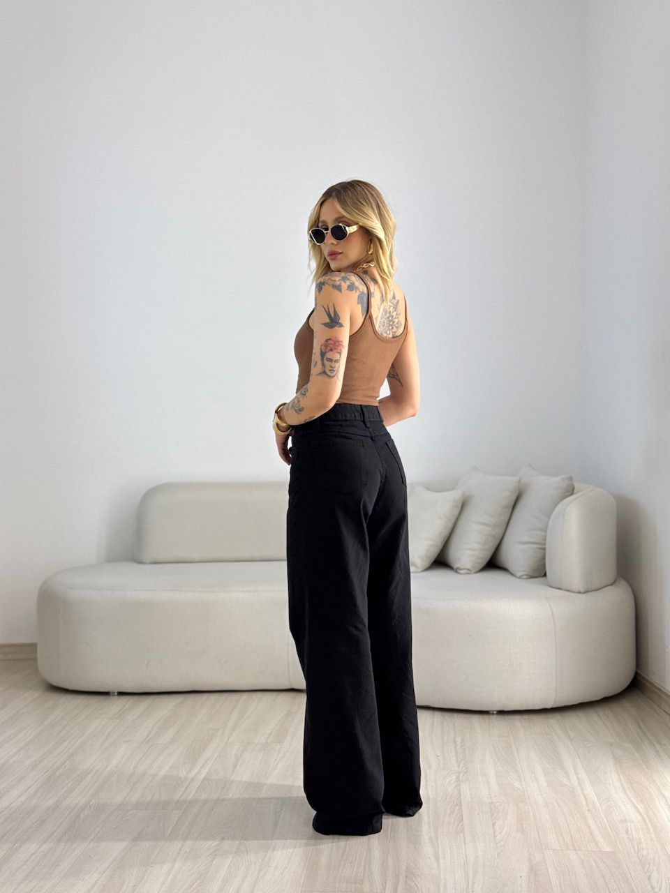 TOP CAMILA CANELADO MARROM