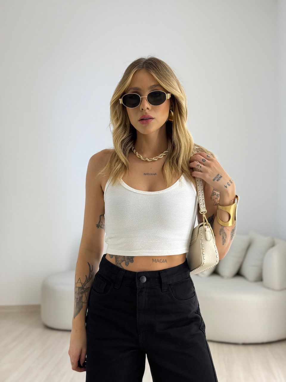 TOP CAMILA CANELADO OFF - 0071300048 - CAROLLA FERRARO