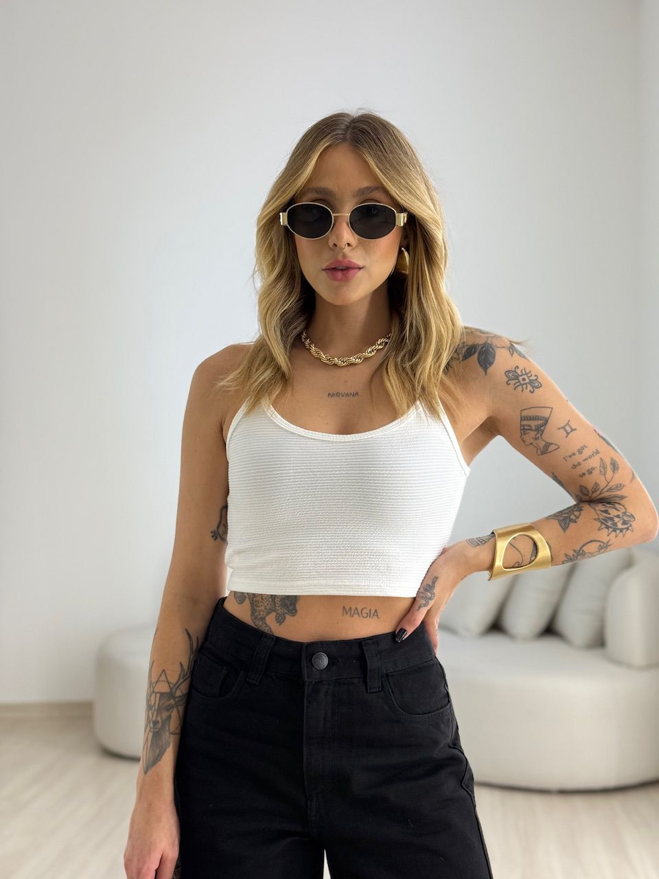 TOP CAMILA CANELADO OFF