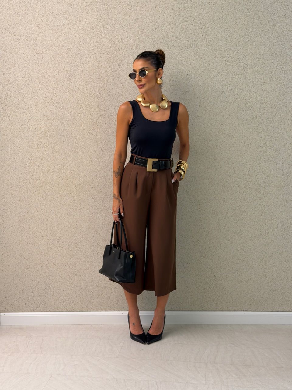 CALÇA PIETRA PANTACOURT CAFÉ